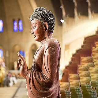 Standing Buddha statue